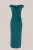 WE Fashion – Dames midi jersey jurk – Zeegroen –
