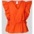 YAS Blousetop met V-hals en volants, model ‘ULEA’