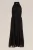 WE Fashion – Dames maxi-jurk met glittergaren – Regular fit – Zwart –