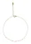 usha FESTIVAL Armband  lichtblauw / goud / rood
