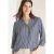 Cecil Dames 3/4 mouw blouse met gestreept patroon in Blauw