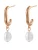 Hey Happiness Oorbellen ‘Chunky Pearl’  rose-goud