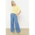 LOLALIZA denim wide leg high waist broek medium blue denim