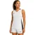 Nike Mouwloze jersey met contrasterende panelen voor dames (Wit/Obsidiaanblauw)