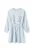 MINOTI Jurk  pastelblauw / zwart / wit