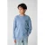Shoeby sweater boxy met backprint blauw