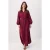Trendyol Modest Dames Bordeaux Effen Maxi Lang A-lijn Modest Jurken