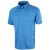 Island Green Heren Gestikt Golf Poloshirt (Hemelsblauw)