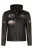Leren heren bikerjack met capuchon, Detroit