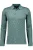 RAGMAN Poloshirt lange mouw donkergroen, Melange