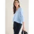 Cecil Dames Blouse in effen kleur in Blauw