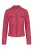 Roze slim-fit leren bikerjack voor dames – Maldon