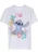 Mister Tee Shirt ‘Lilio& Stitch Flower’  geel / sering / oudroze / wit