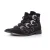 Zwarte laarzen met studs en gespen van Givenchy