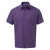 Premier Herenshirt met korte mouwen Popeline (Paars)