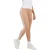 Brave Soul Dames/Dames Legging met Elastisch Streepdetail (Taupe/Wit)