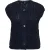 Only Onlchloe ss rib button vest knt navy