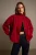 TRENDYOLMİLLA Dames Rood Effen Lang Oversized Winter Jassen