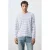 Mango Man regular fit gestreepte longsleeve – wit