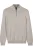 Baileys Half-Zip Sweater grijs, Effen
