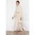 Trendyol Modest Dames Ecru Effen Maxi Lang Casual A-lijn Modest Jurken
