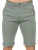 Enzo Heren Slim Fit Stretch Chino Shorts