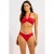 Seafolly Collective voorgevormde bandeau bikinitop rood