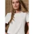 Shirt met ronde hals en ruches