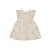 Feetje jurk Let Your Dreams Blossom ecru/roze