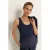 Claudia Sträter singlet donkerblauw gebreid