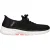 Skechers Go Walk 6 instapschoenen voor dames (Zwart/Hot-roze)