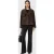 AllSaints Reya Cropped Mac Bitter Brown