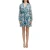 Bardot Dames/Dames Frill Chiffon Wrap Dress (Blauw/Groen)