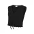 MAMALICIOUS zwangerschaps cropped top zwart