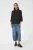 Overhemd met lang mouwen Loose fit Black/White dot
