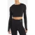 Umbro Dames/Dames Pro Trainingscrop Top Met Lange Mouwen (Zwart)