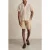 Reiss Ss Geo Crochet Cuban Shirt Oatmeal