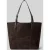liebeskind berlin shopper van leer met reliëflogo model ‘UNA’