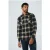 No Excess Shirt Check Dark Green