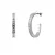 Halve Creolen Diameter 2 cm Zirkonium en zilveroxides 925 Serti Rail – Impatience 3