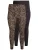 Zizzi Leggings  lichtbruin / donkerbruin / zwart