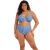 Elomi high waist bikinibroekje Fiji Falls blauw/wit