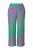 Ulla Popken Broek  groen / neonlila
