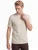 BOSS Black T-shirt korte mouw Beige H-Thompson 102 10277814 01 50555163/286