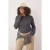 Trendyol Curve Dames Grijs Effen Lang Getailleerd Grote maten Blouses