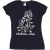 Li-cense Disney dames lady and the tramp kerstknuffels katoenen t-shirt