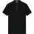 Malelions Men Pique Zip Polo | Black