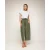 Rechte broek met zakken en elastische taille