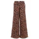 LOOXS little wide leg joggingbroek met hartjes – bruin