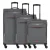 American Tourister Kofferset ‘Street Roll’  grijs